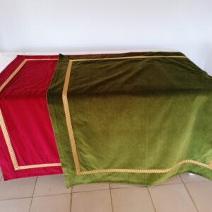 Colgadura ventanas terciopelo procesiones